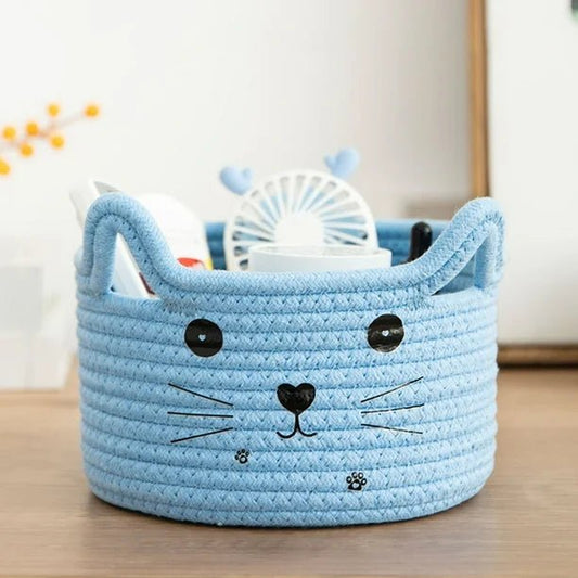 Paniers de Rangement - CottonStorageBaskets™ - Bleu
