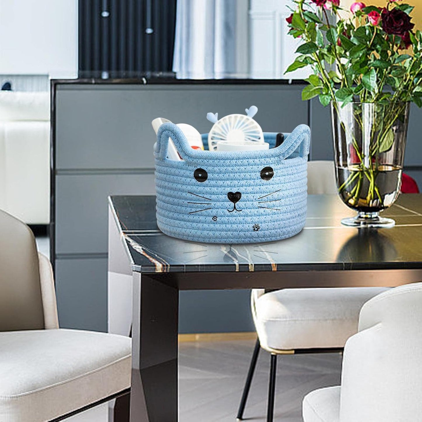 Paniers de Rangement - CottonStorageBaskets™ - Bleu