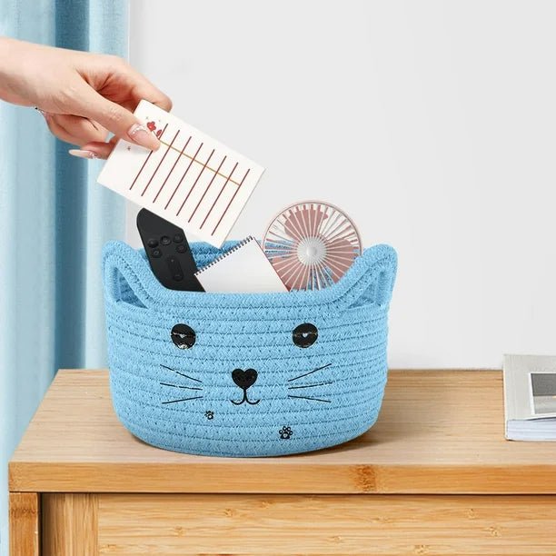 Paniers de Rangement - CottonStorageBaskets™ - Bleu