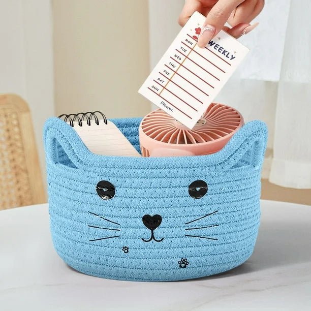 Paniers de Rangement - CottonStorageBaskets™ - Bleu